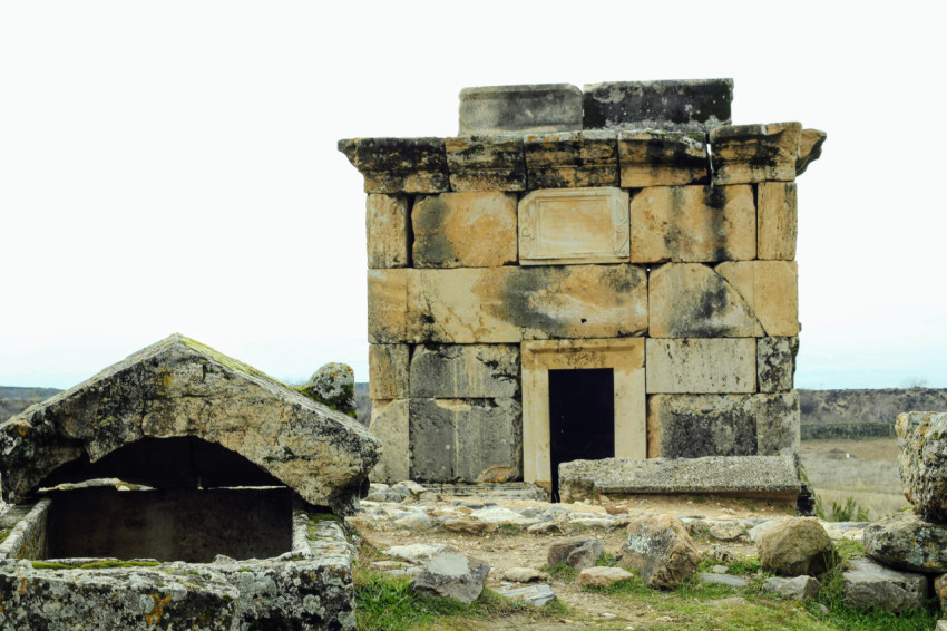 Pamukkale Hierapolis Antik Kenti mezar