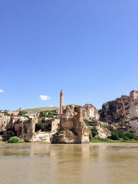 Hasankeyf barajından bir görsel