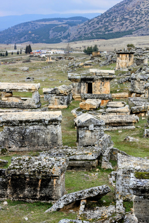 Pamukkale Hierapolis Antik Kenti Mezarlar